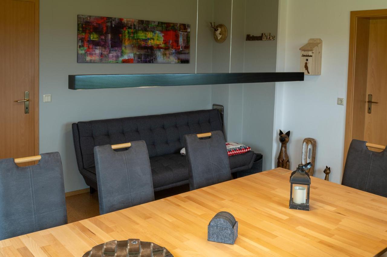 Ferienwohnung Fuchsbau Im Eg Des Ferienhauses Falkenhoehe Schwarzatal Экстерьер фото