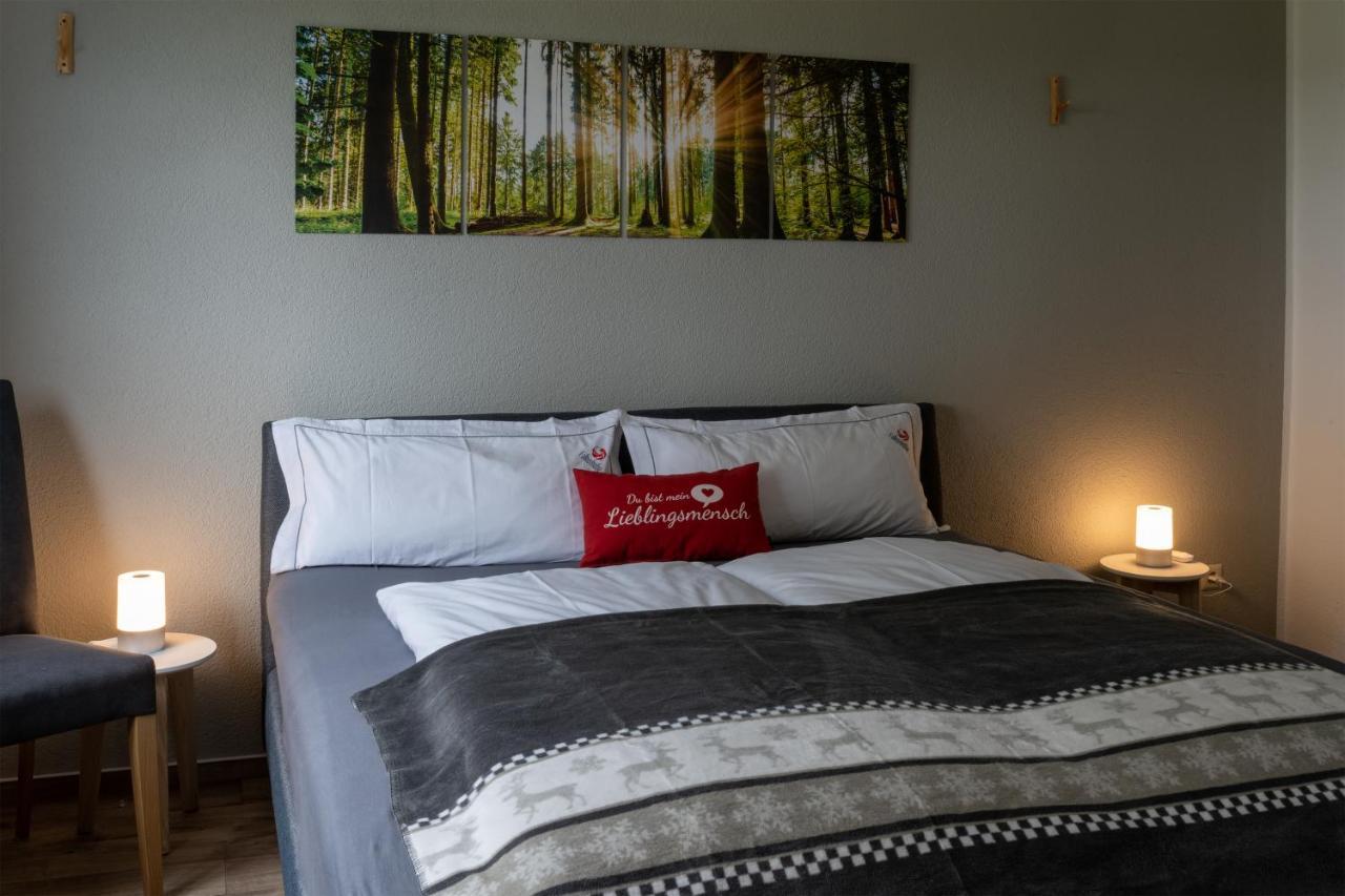 Ferienwohnung Fuchsbau Im Eg Des Ferienhauses Falkenhoehe Schwarzatal Экстерьер фото