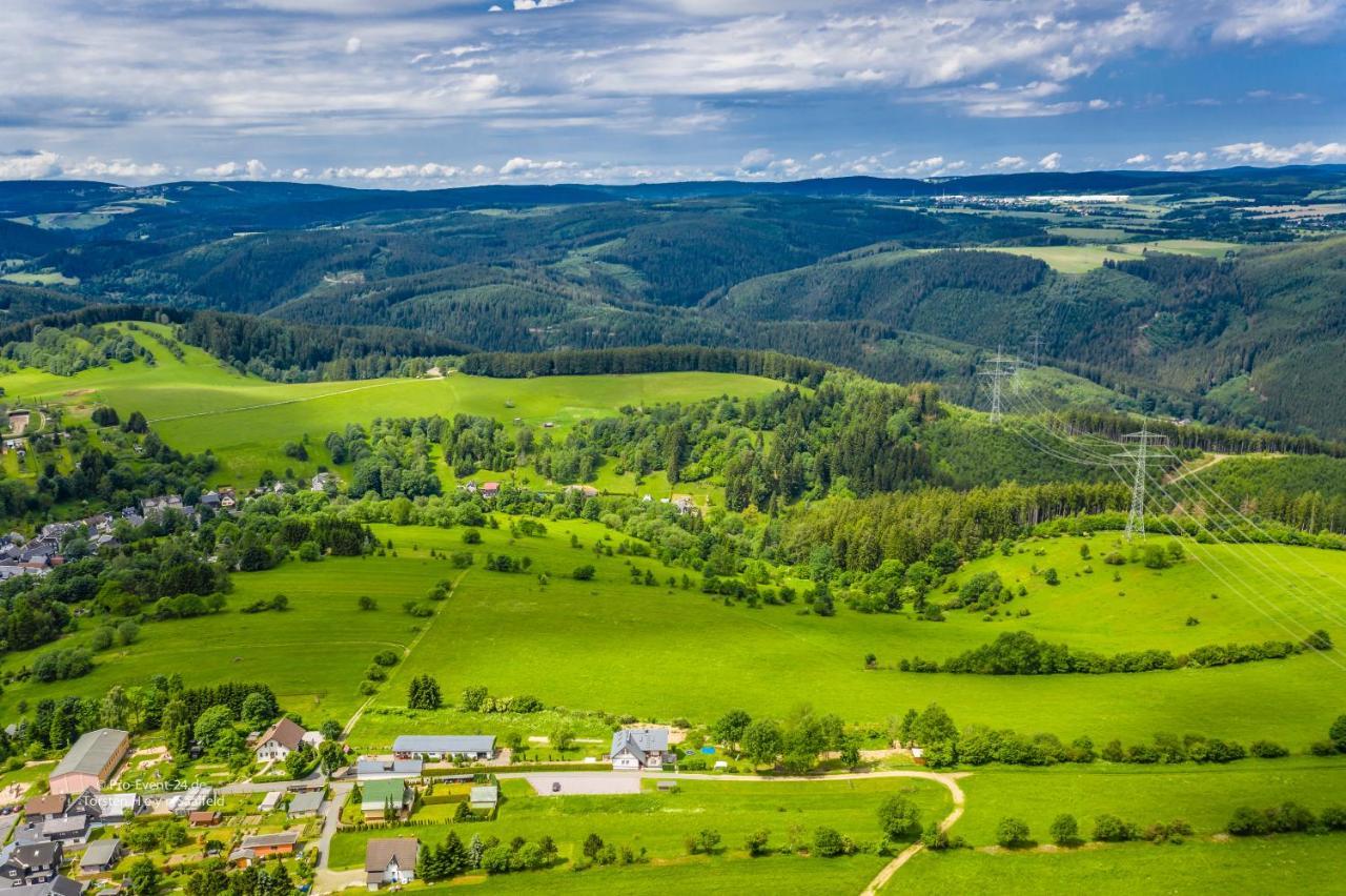 Ferienwohnung Fuchsbau Im Eg Des Ferienhauses Falkenhoehe Schwarzatal Экстерьер фото